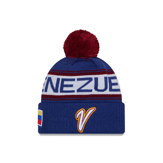 2026 World Baseball Classic Venezuela Pom Knit Hat - New Era Cap