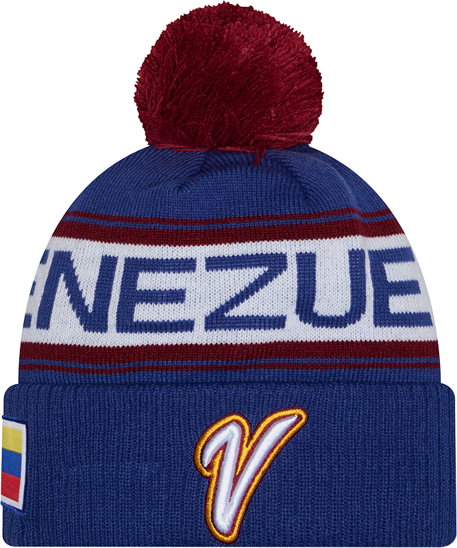 2026 World Baseball Classic Venezuela Pom Knit Hat