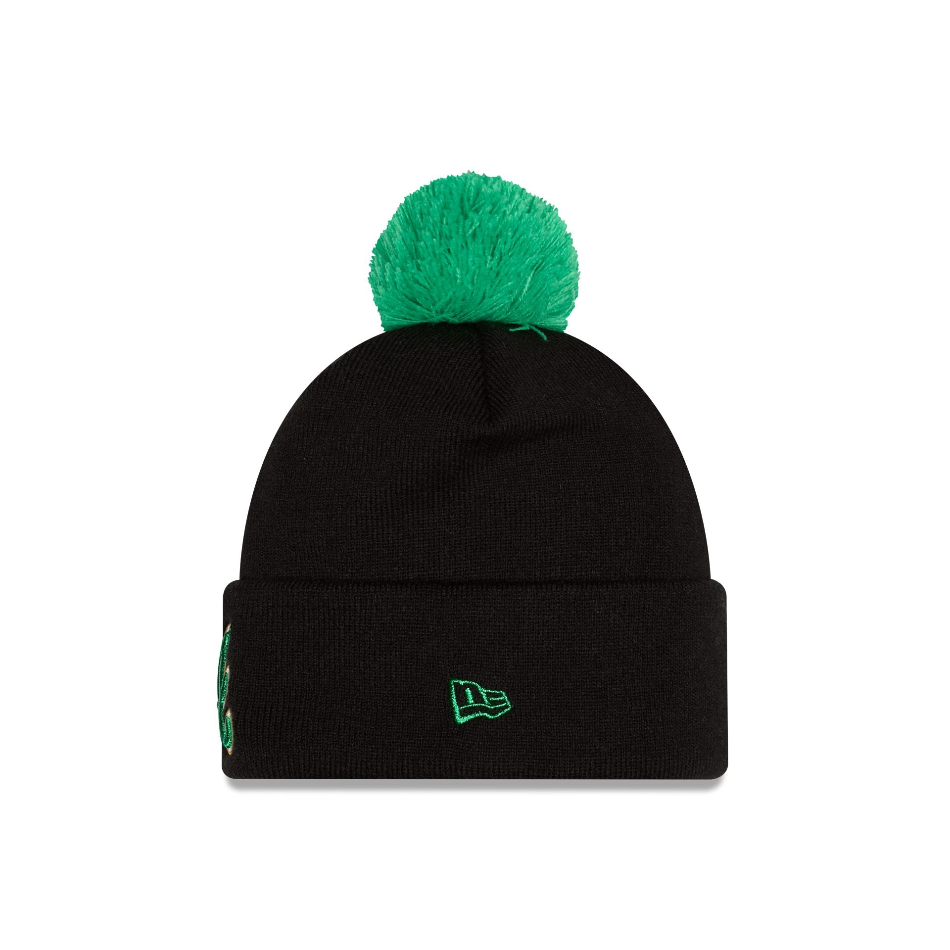 Atlanta Braves St. Patrick's Day 2026 Pom Knit Hat