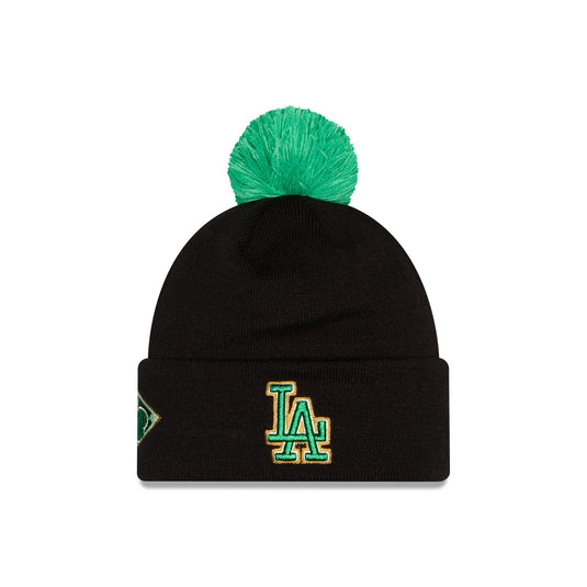 Los Angeles Dodgers St. Patrick's Day 2026 Pom Knit Hat - New Era Cap