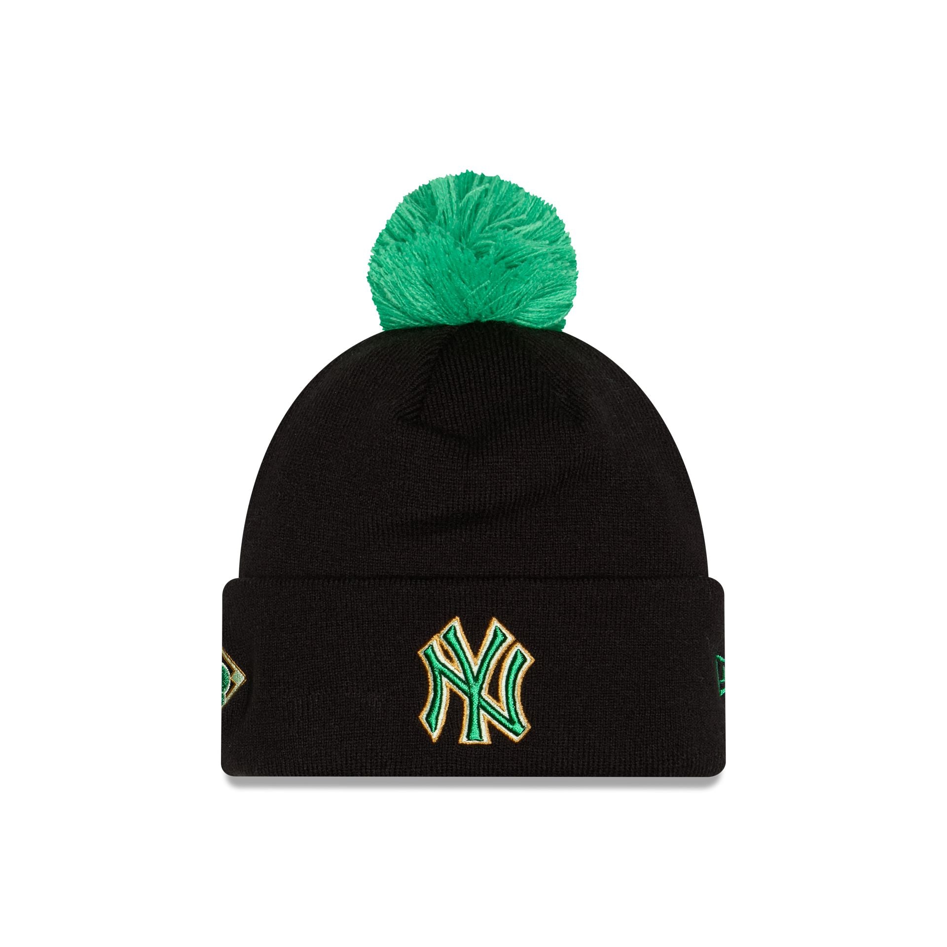 New York Yankees St. Patrick's Day 2026 Pom Knit Hat
