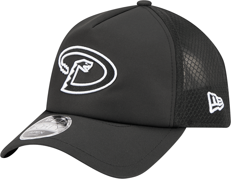 Men's Arizona Diamondbacks New Era Black Chainstitch 9FIFTY A-Frame Men's Arizona Diamondbacks New Era Black Chainstitch 9FIFTY A-Frame
