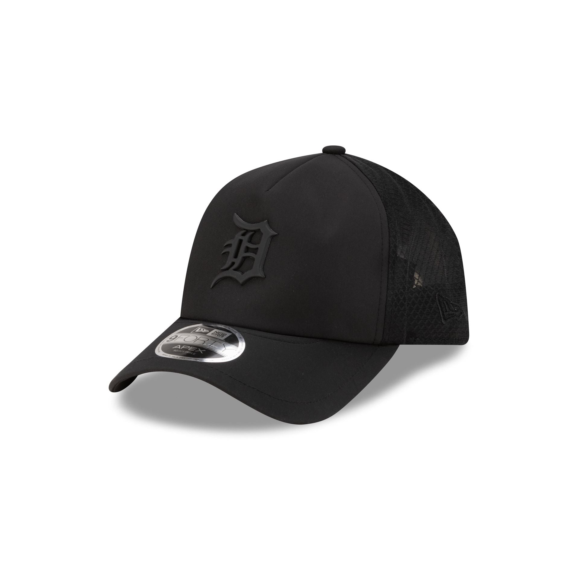 Detroit Tigers 2026 Batting Practice Black 9FORTY APEX Trucker Hat