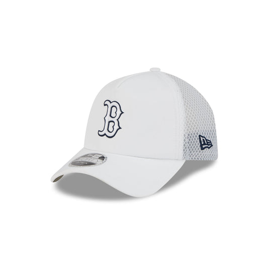 Boston Red Sox 2026 Batting Practice White 9FORTY APEX Trucker Hat - New Era Cap