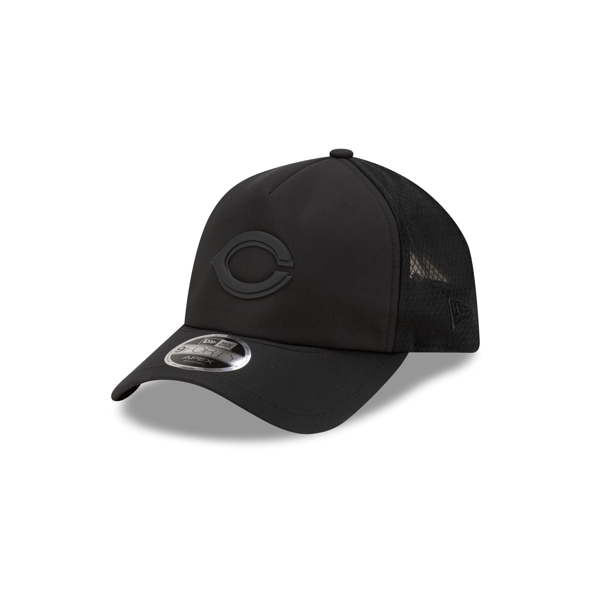 Cincinnati Reds 2026 Batting Practice Black 9FORTY APEX Trucker
