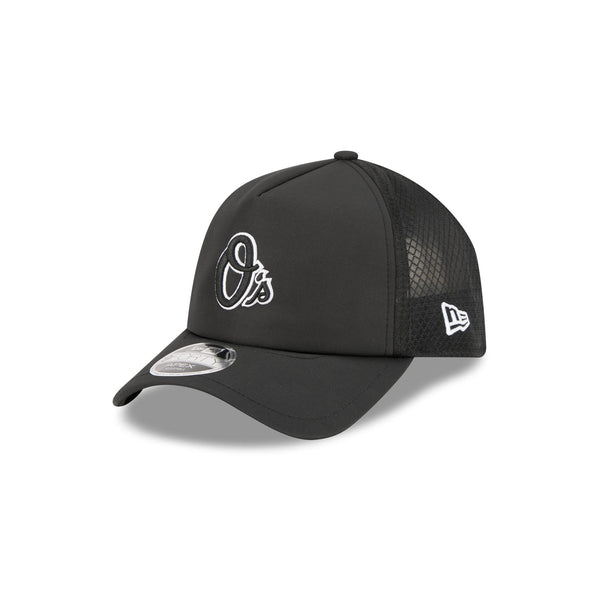 Baltimore Orioles 2026 Batting Practice Alt O 9FORTY APEX Trucker