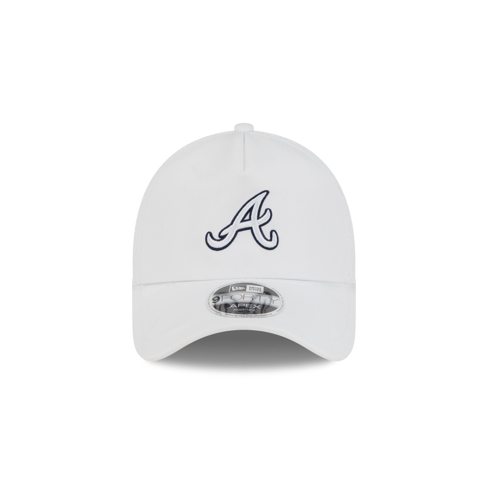 Atlanta Braves 2026 Batting Practice White 9FORTY APEX Trucker Hat
