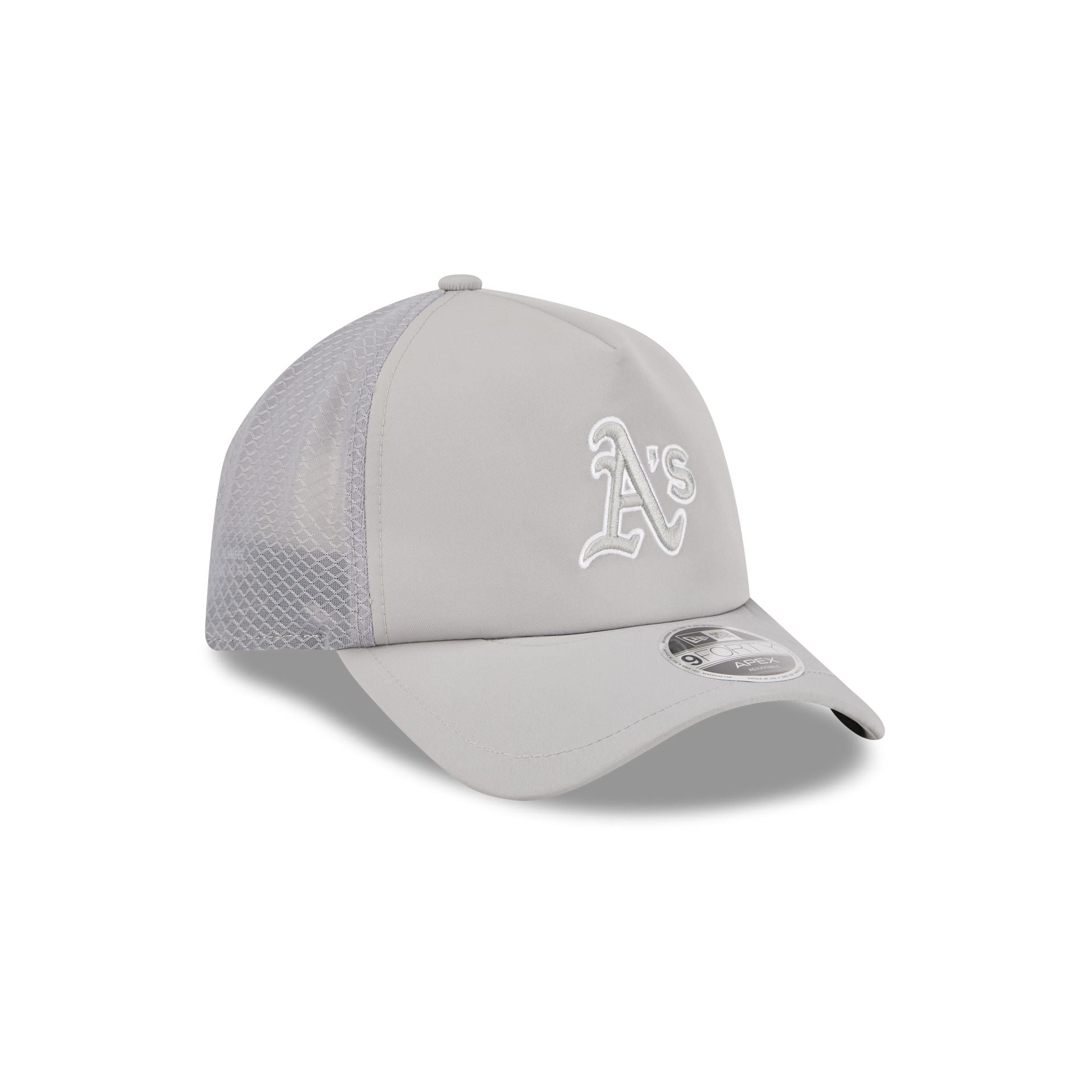 Athletics 2026 Batting Practice Gray 9FORTY APEX Trucker Hat – New