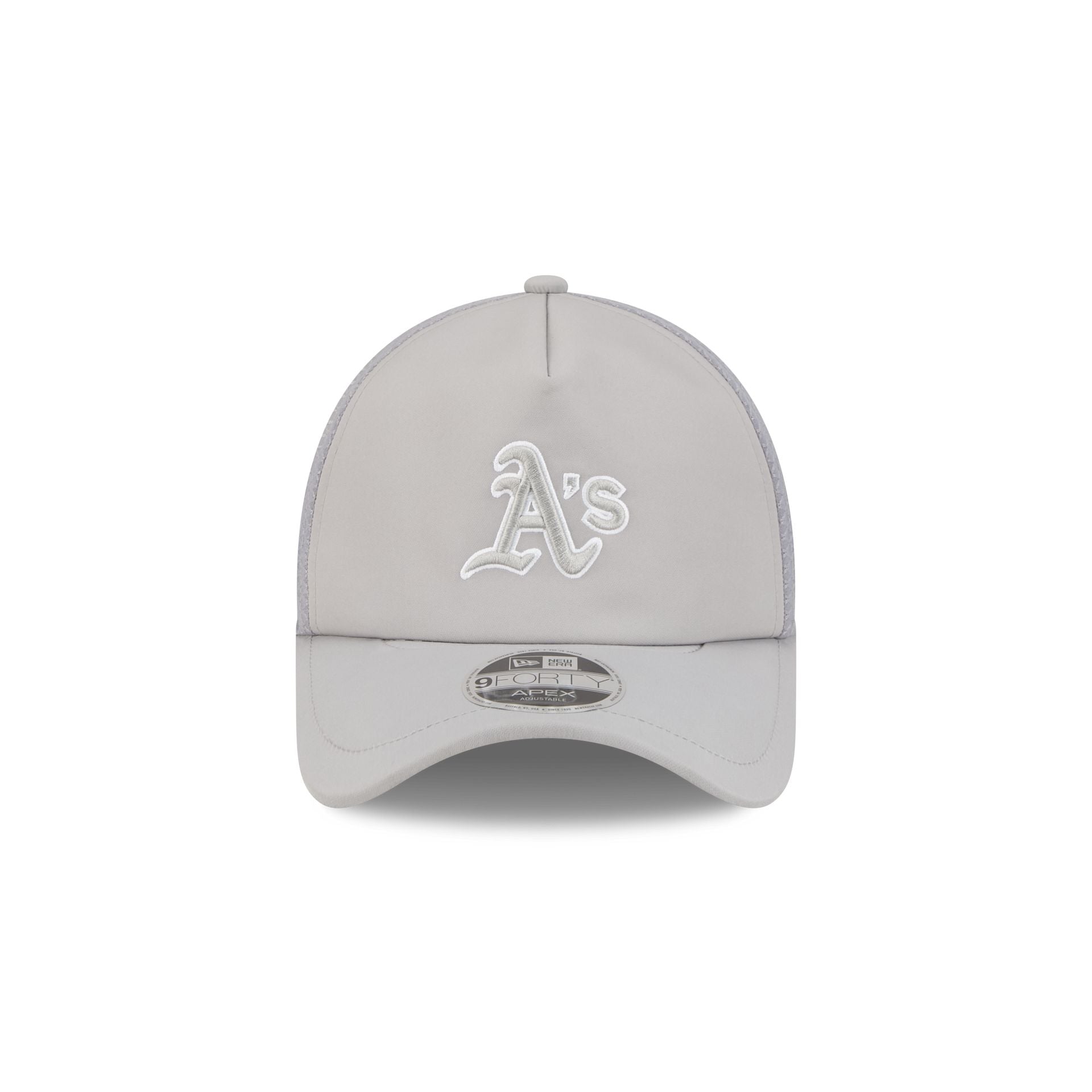 Athletics 2026 Batting Practice Gray 9FORTY APEX Trucker Hat – New