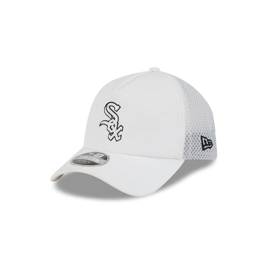Chicago White Sox 2026 Batting Practice White 9FORTY APEX Trucker Hat - New Era Cap