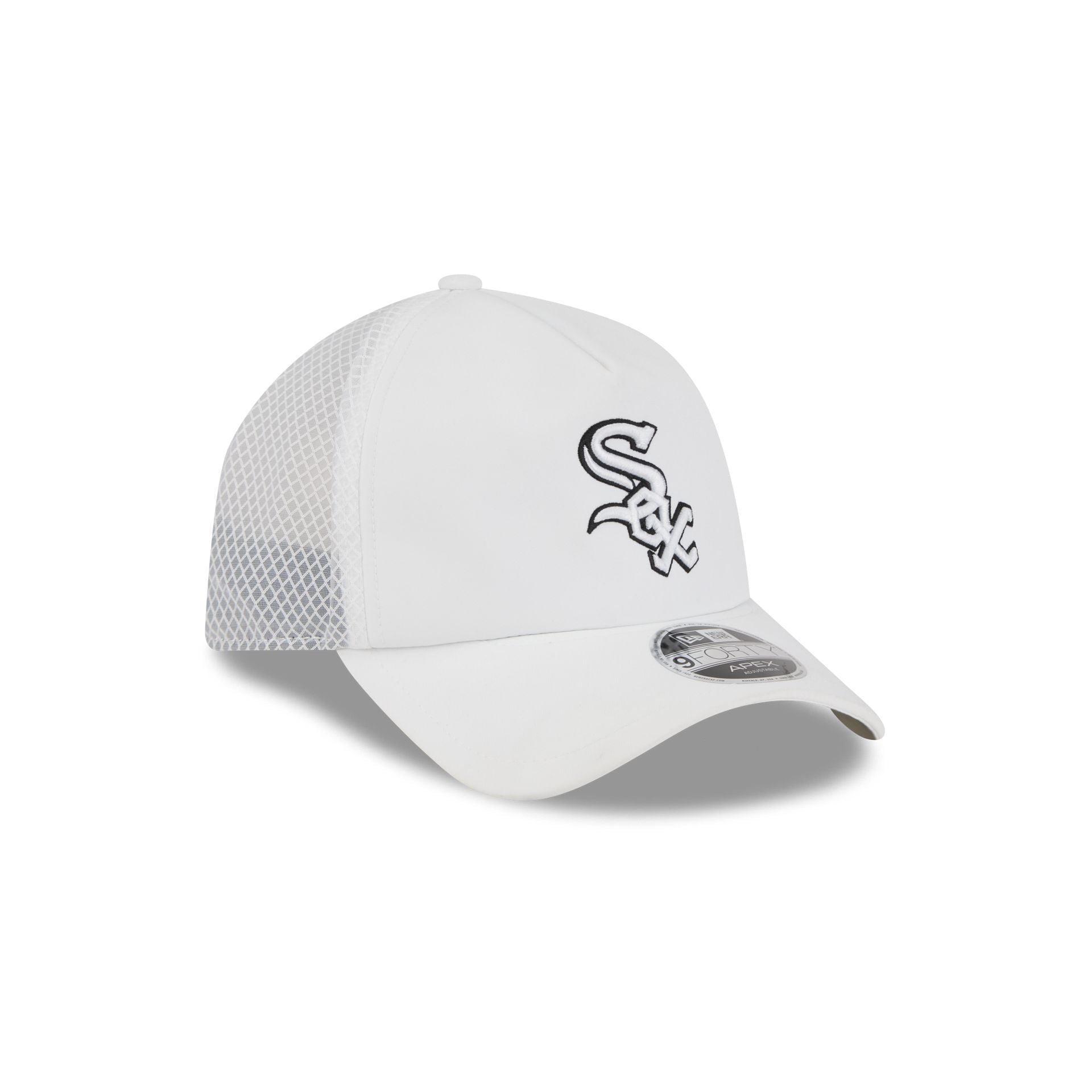 Chicago White Sox 2026 Batting Practice White 9FORTY APEX Trucker Hat