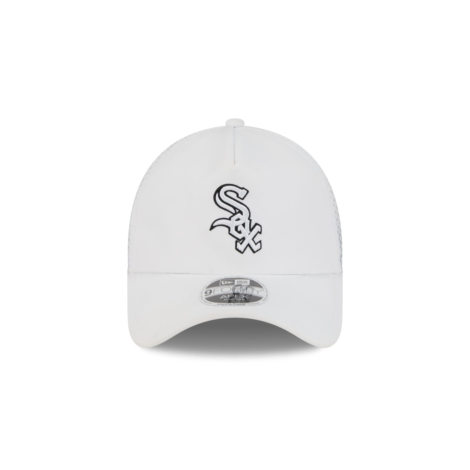 Chicago White Sox 2026 Batting Practice White 9FORTY APEX Trucker Hat
