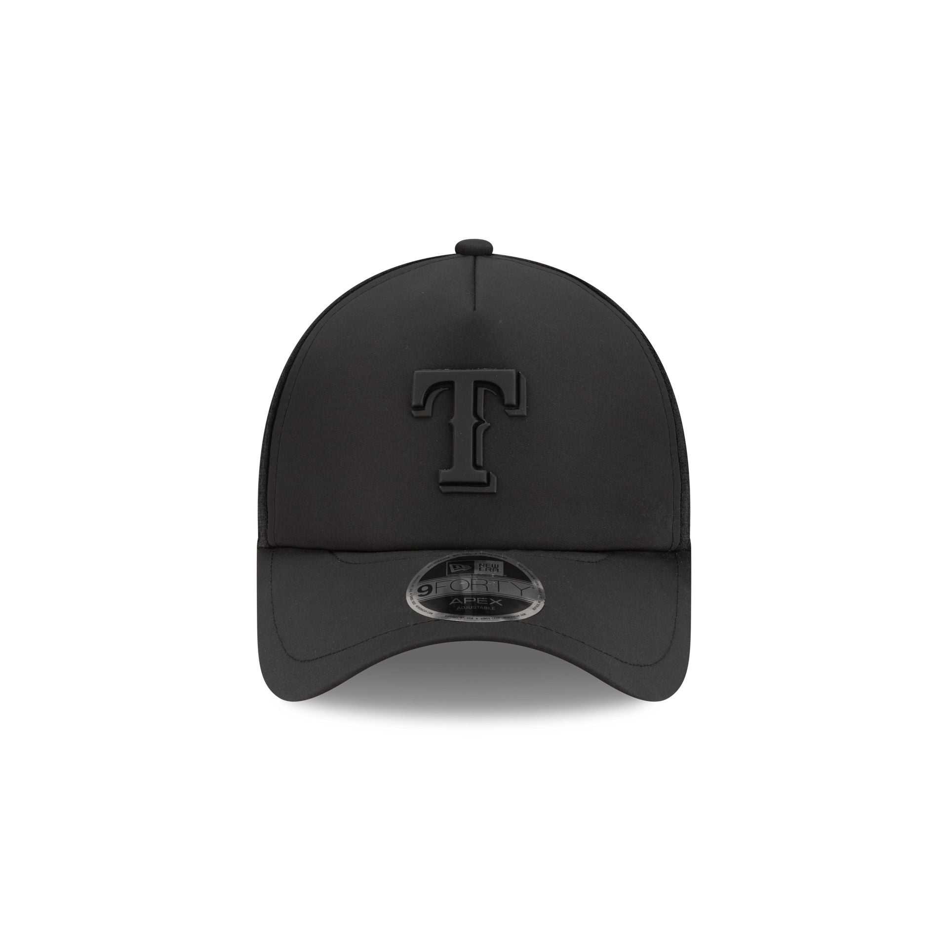 Texas Rangers 2026 Batting Practice Black 9FORTY APEX Trucker Hat