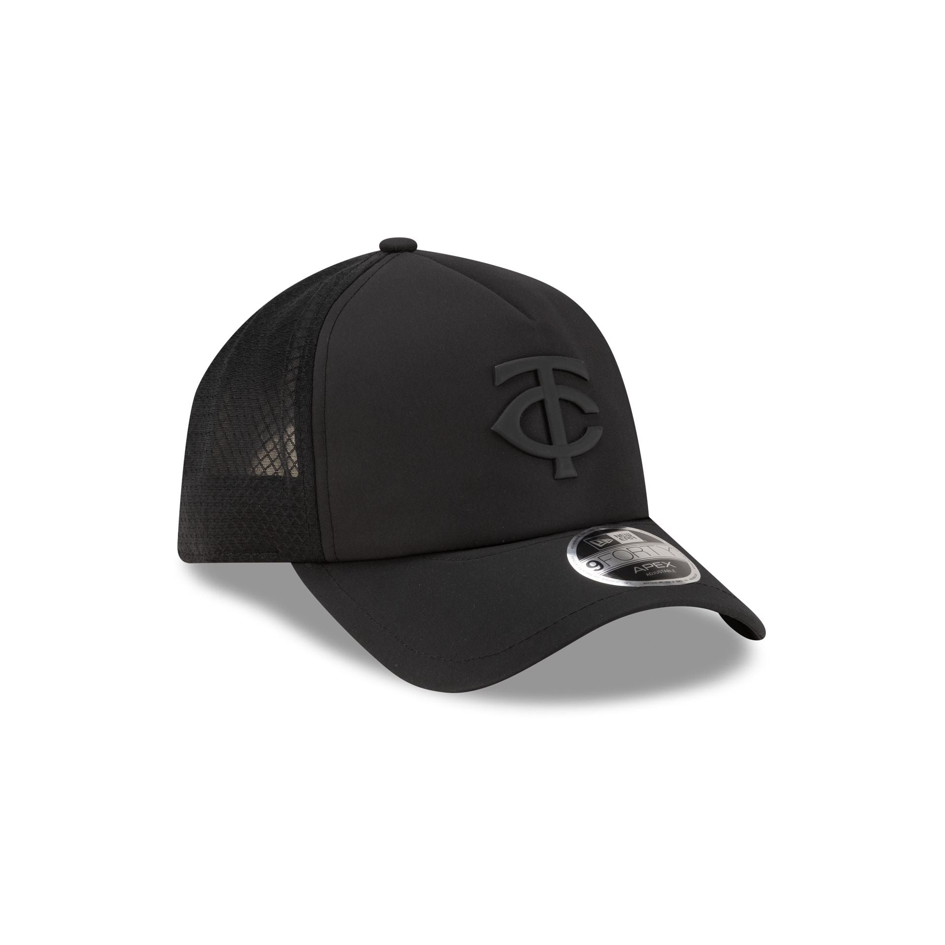 Minnesota Twins 2026 Batting Practice Black 9FORTY APEX Trucker Hat