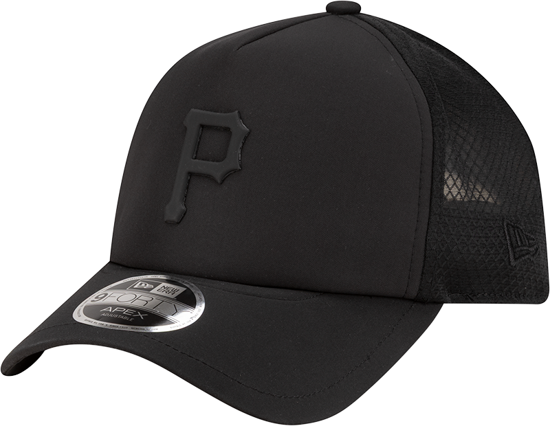 Pittsburgh Pirates 2026 Batting Practice Black 9FORTY APEX Trucker Hat
