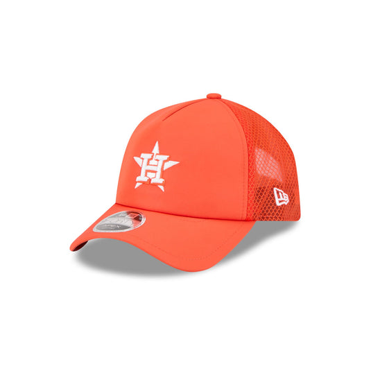 Houston Astros 2026 Batting Practice Colorway 9FORTY APEX Trucker Hat - New Era Cap