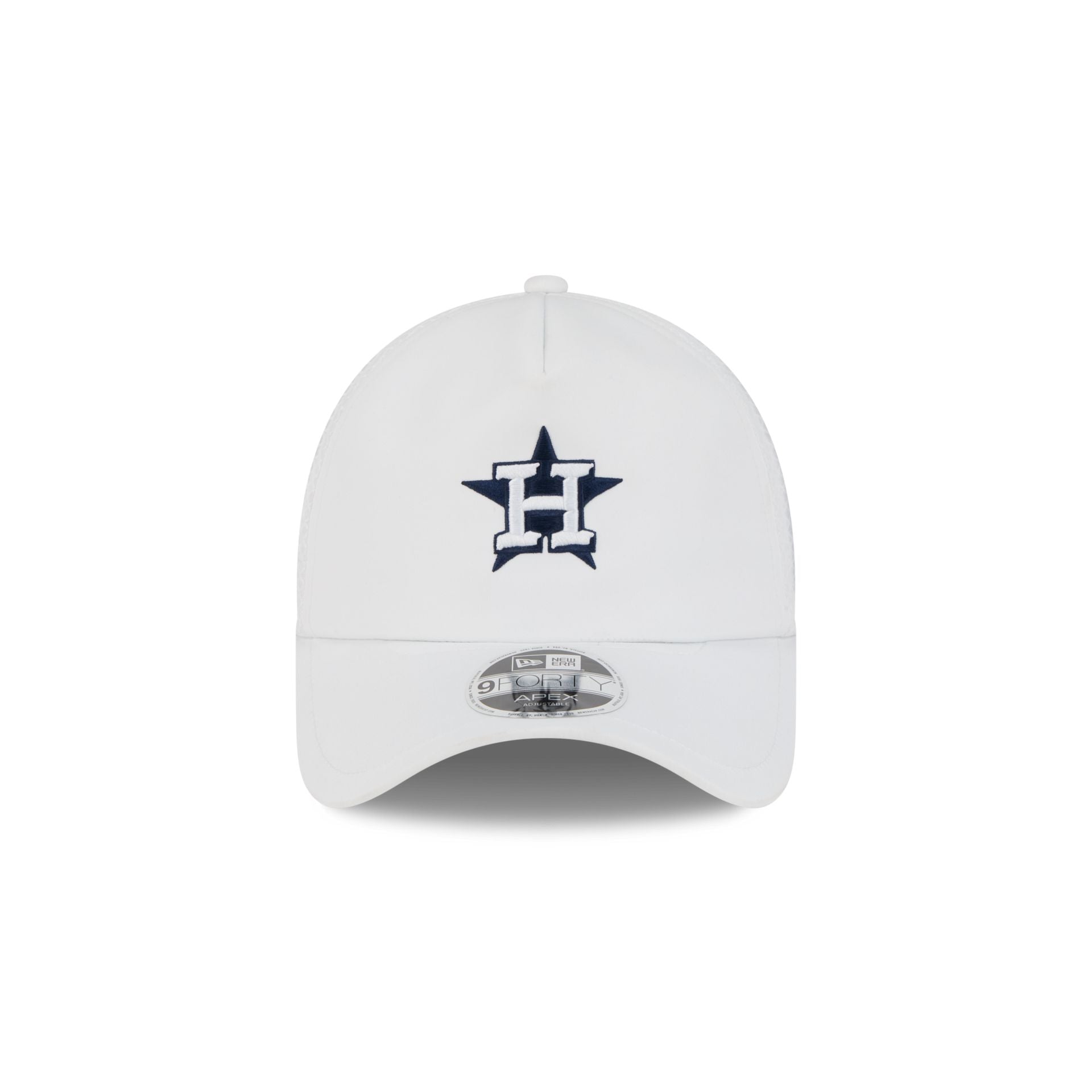Houston Astros 2026 Batting Practice White 9FORTY APEX Trucker Hat