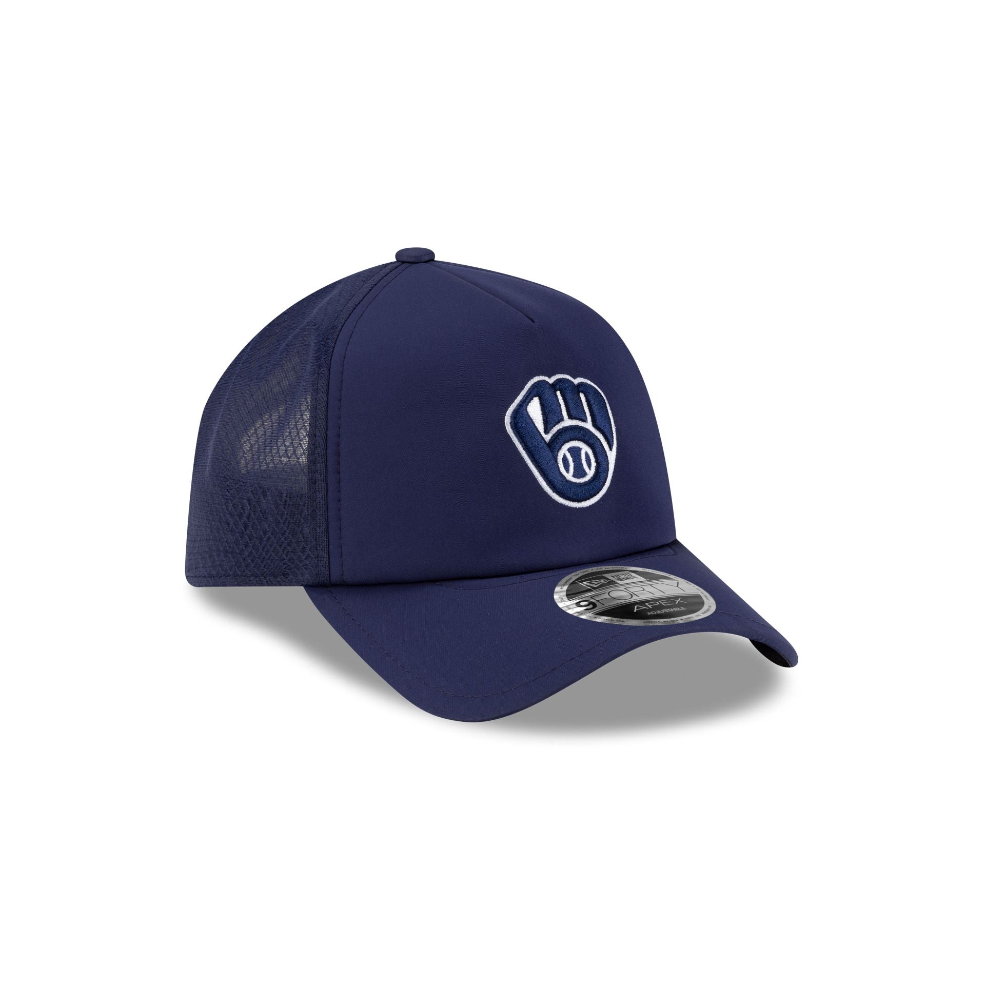 Milwaukee Brewers 2026 Batting Practice 9FORTY APEX Trucker Hat