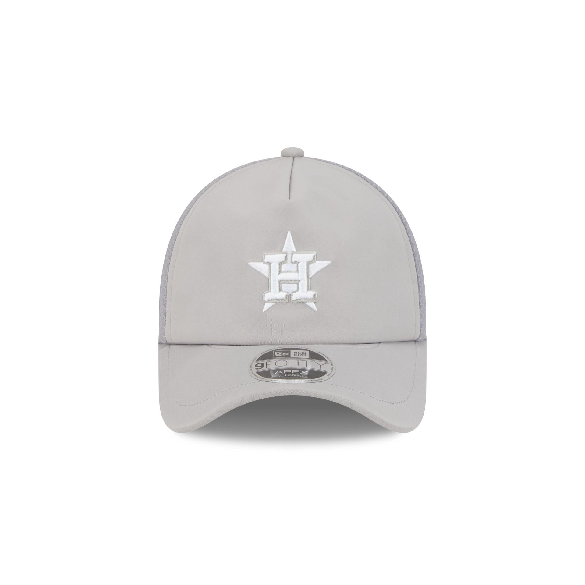 Houston Astros 2026 Batting Practice Gray 9FORTY APEX Trucker Hat