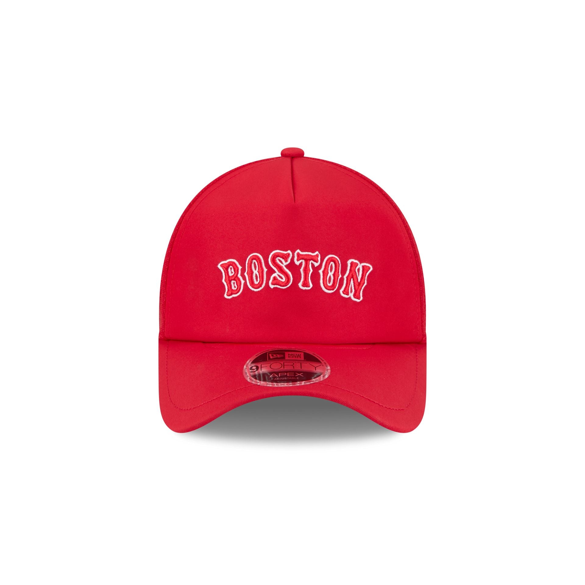 Boston Red Sox 2026 Batting Practice Alt Wordmark 9FORTY APEX Trucker Hat