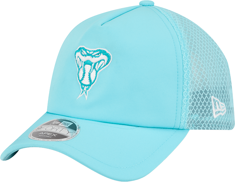 Arizona Diamondbacks 2026 Batting Practice Alt Snake 9FORTY APEX Trucker Hat