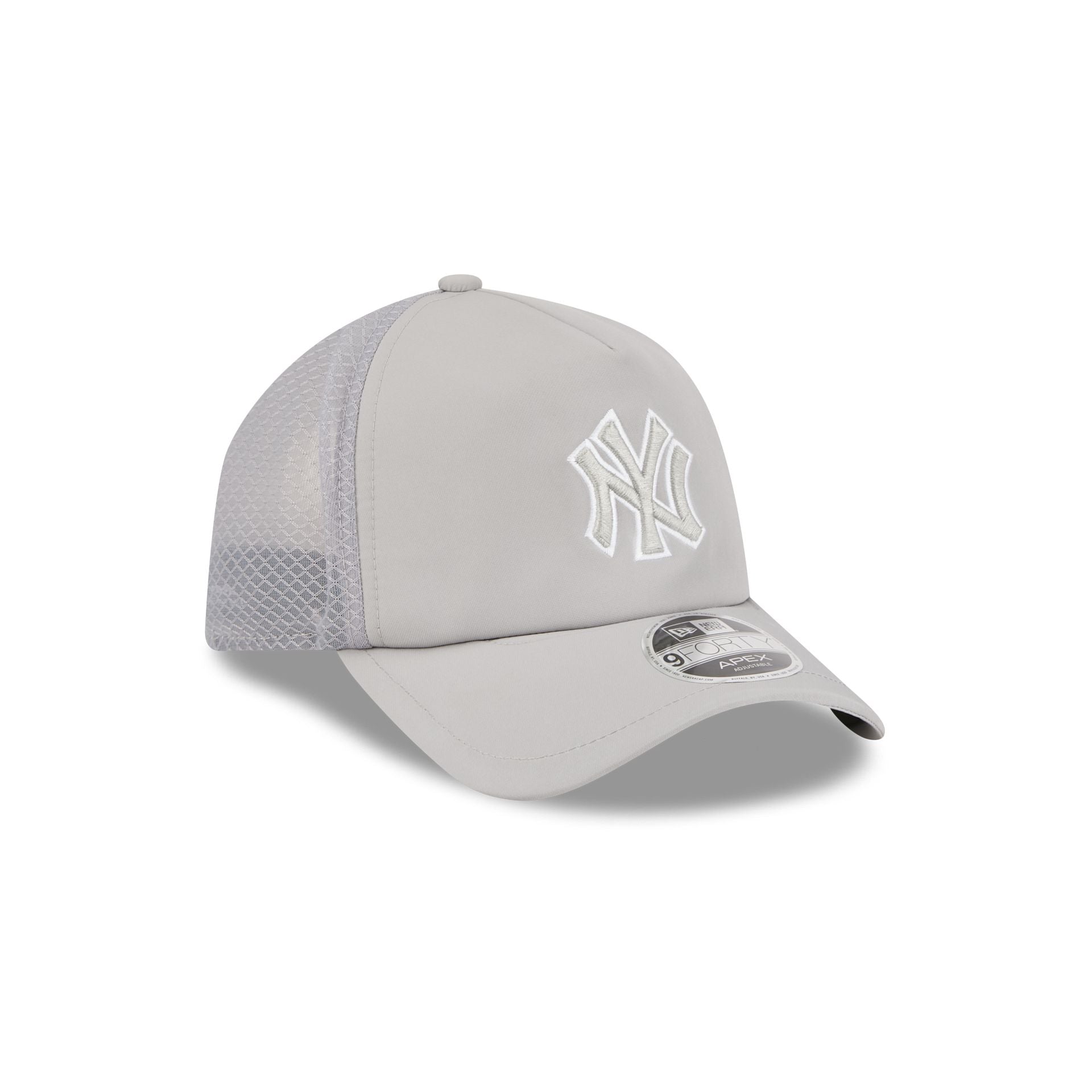 New York Yankees 2026 Batting Practice Gray 9FORTY APEX Trucker Hat