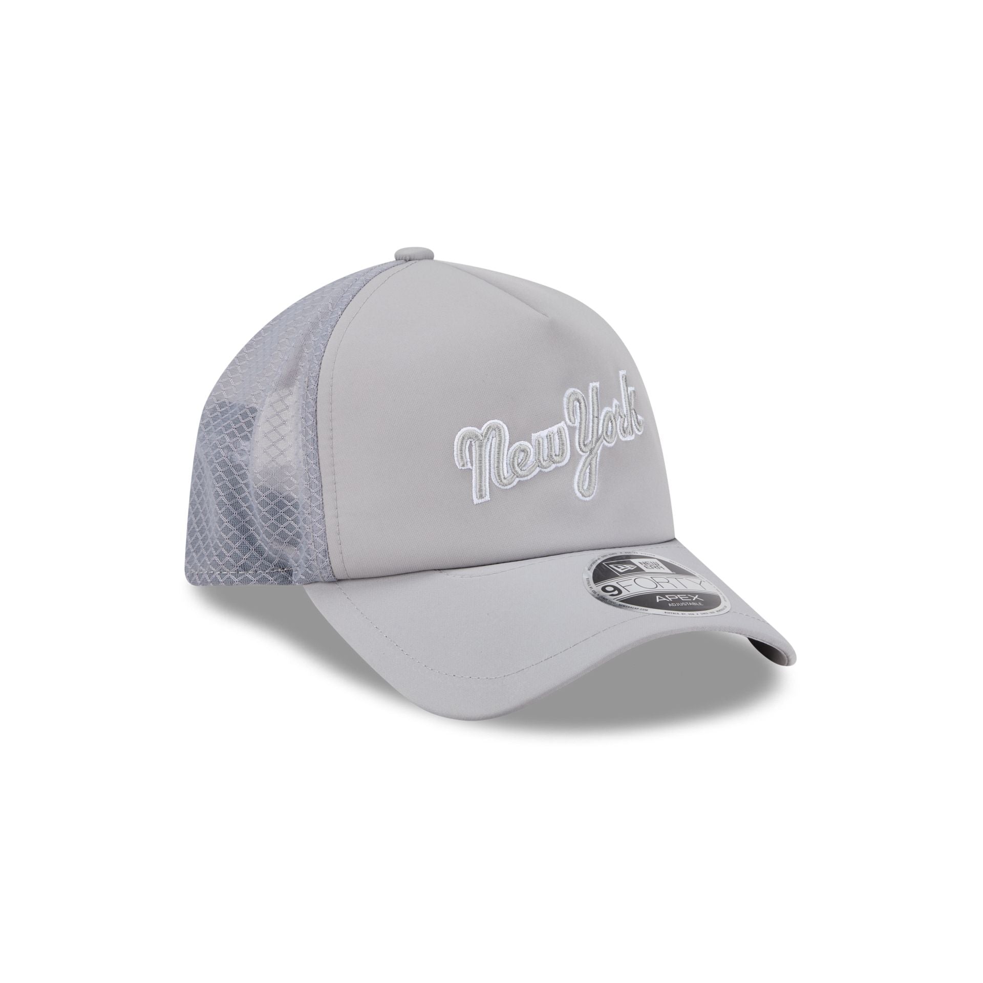 New York Mets 2026 Batting Practice Gray 9FORTY APEX Trucker Hat