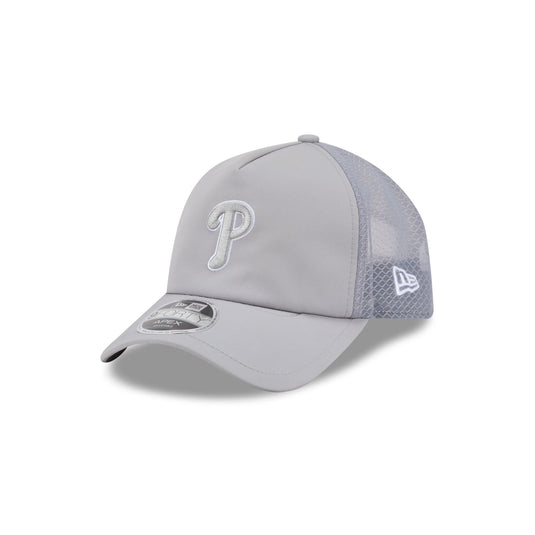 Philadelphia Phillies 2026 Batting Practice Gray 9FORTY APEX Trucker Hat - New Era Cap