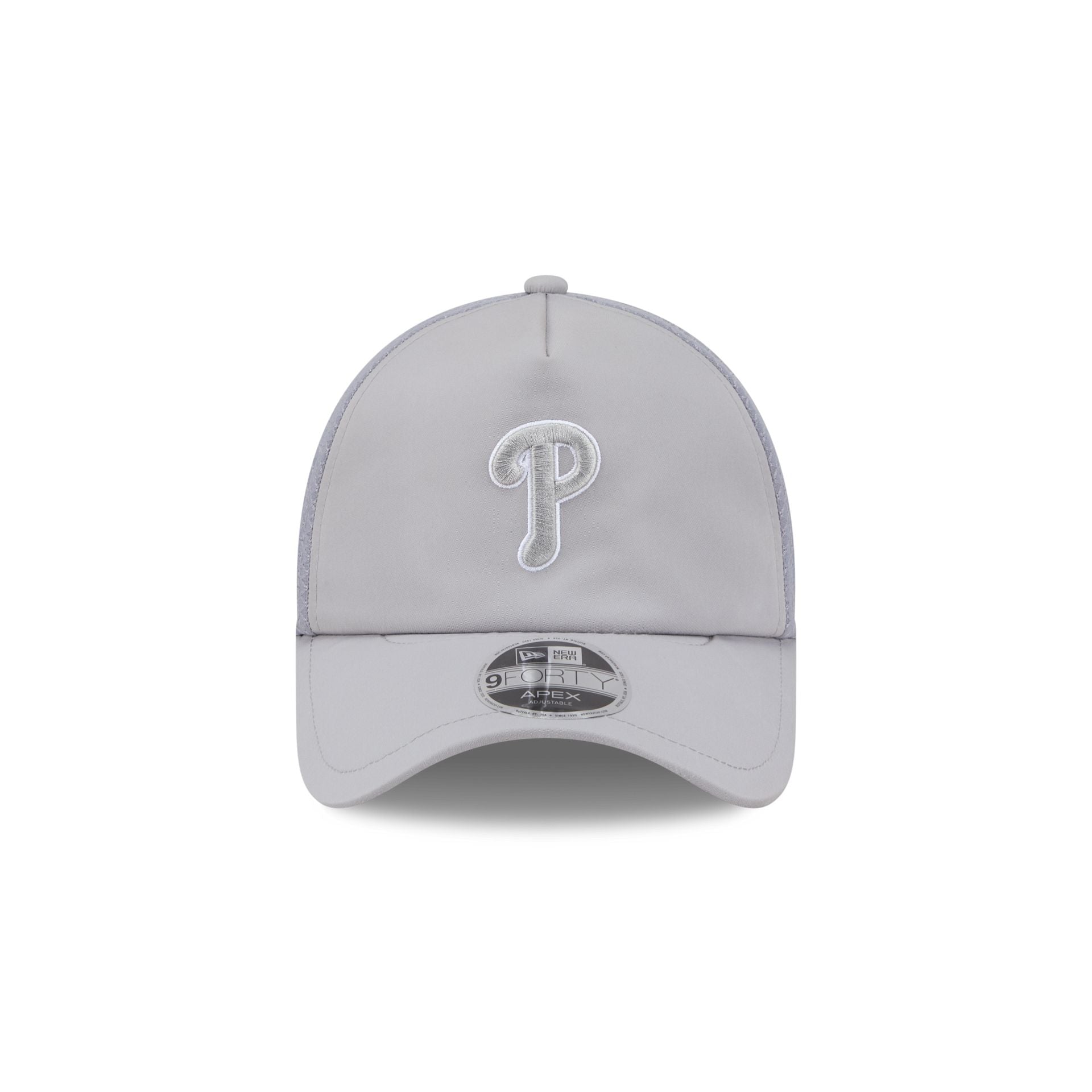 Philadelphia Phillies 2026 Batting Practice Gray 9FORTY APEX Trucker Hat