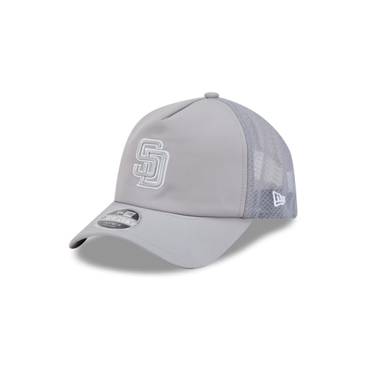 San Diego Padres 2026 Batting Practice Gray 9FORTY APEX Trucker Hat - New Era Cap