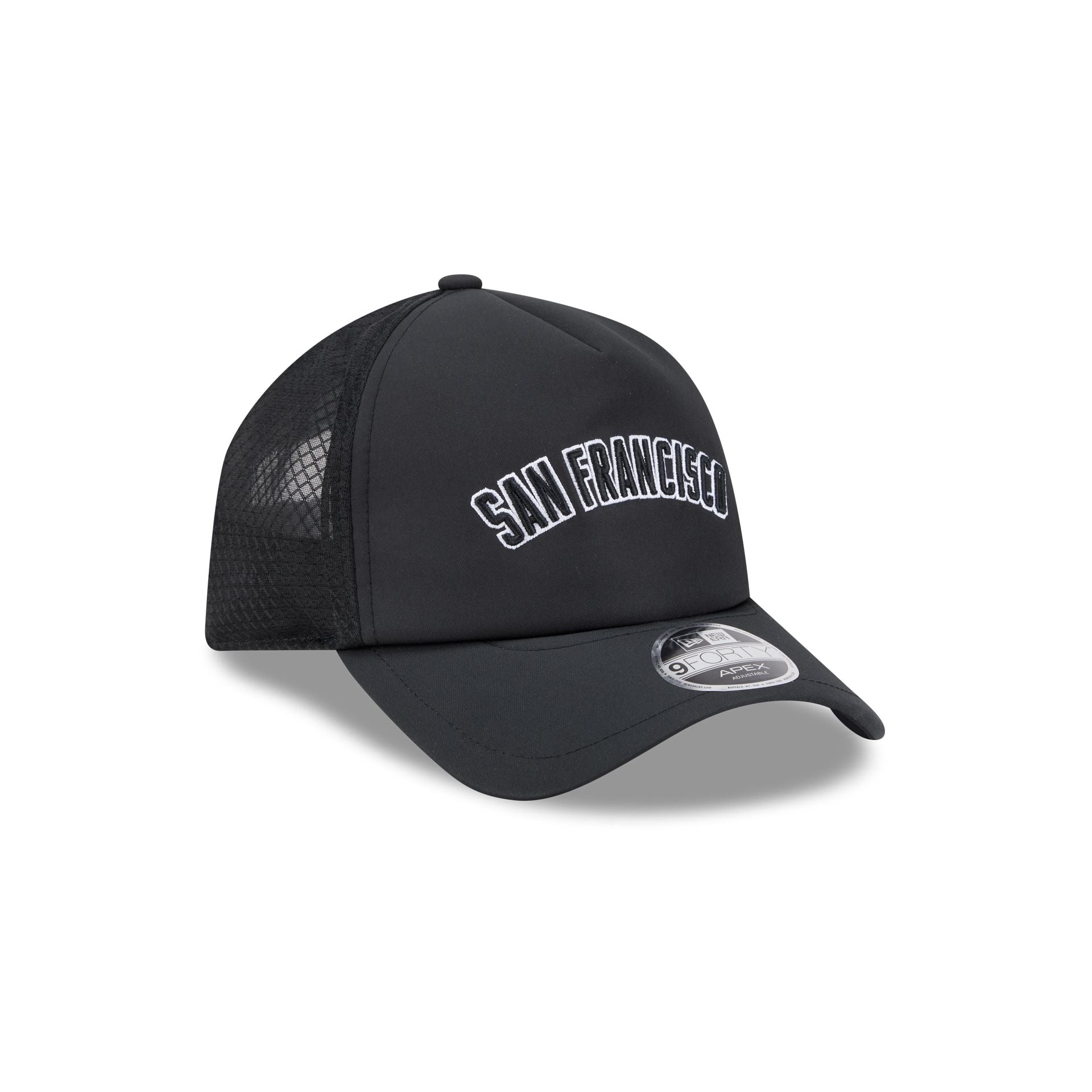 San Francisco Giants 2026 Batting Practice Alt Wordmark 9FORTY APEX Trucker Hat