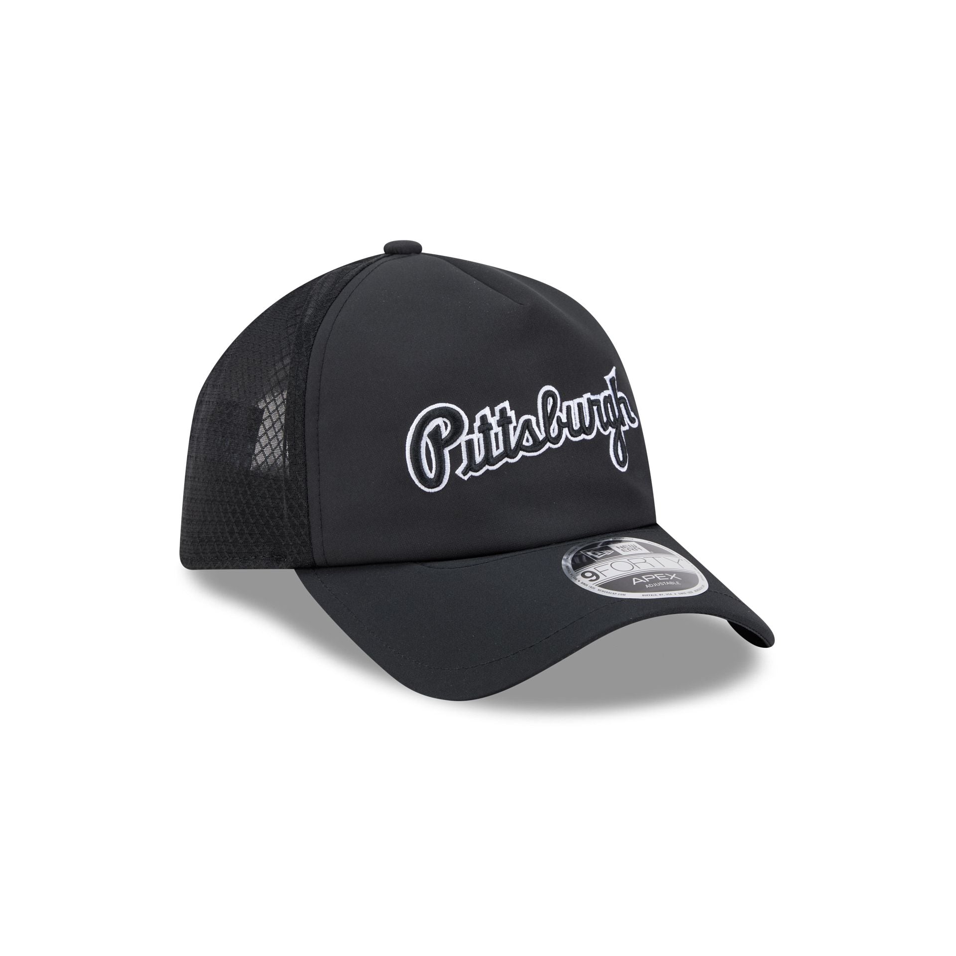 Pittsburgh Pirates 2026 Batting Practice Alt Wordmark 9FORTY APEX Trucker Hat