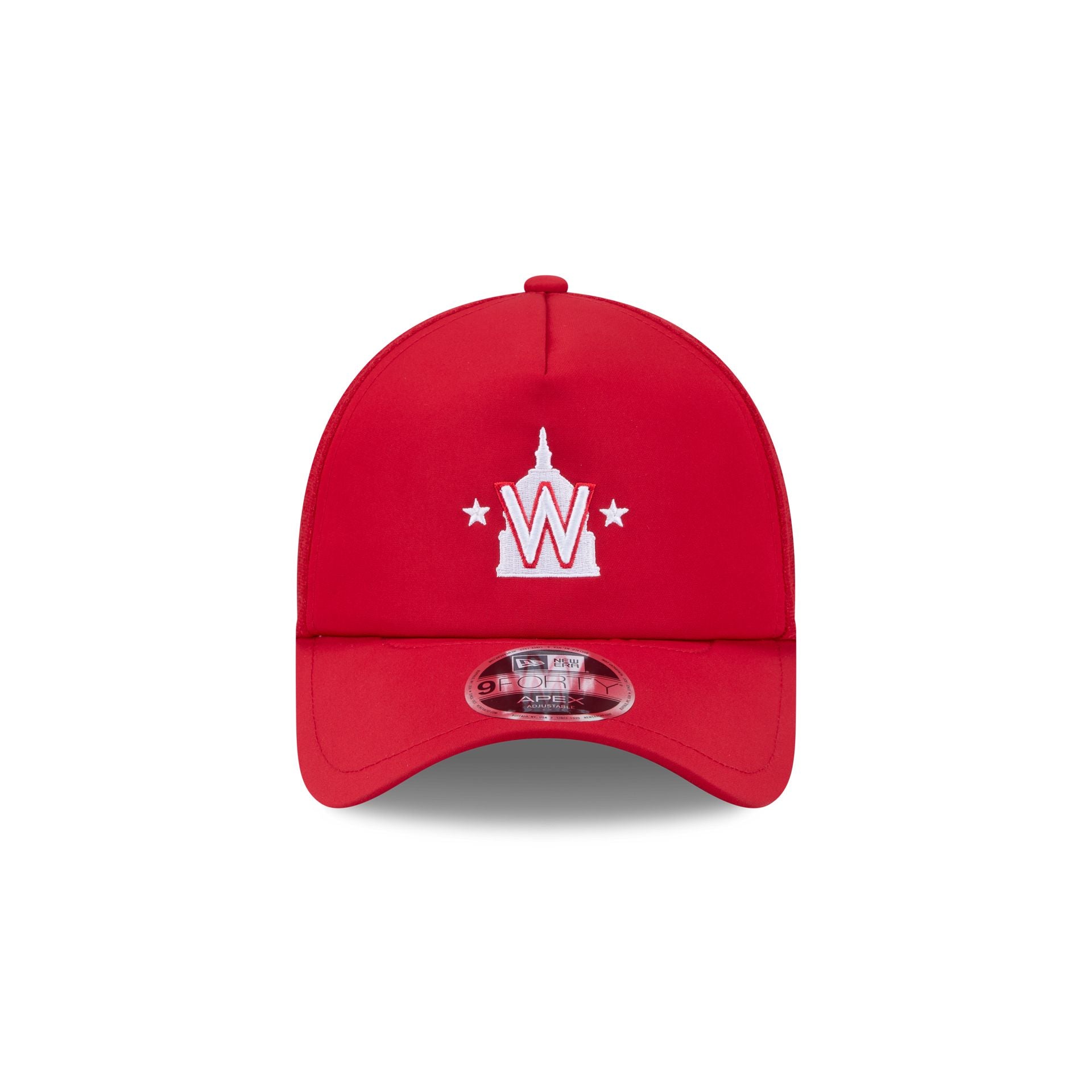 Washington Nationals 2026 Batting Practice Alt W 9FORTY APEX Trucker Hat