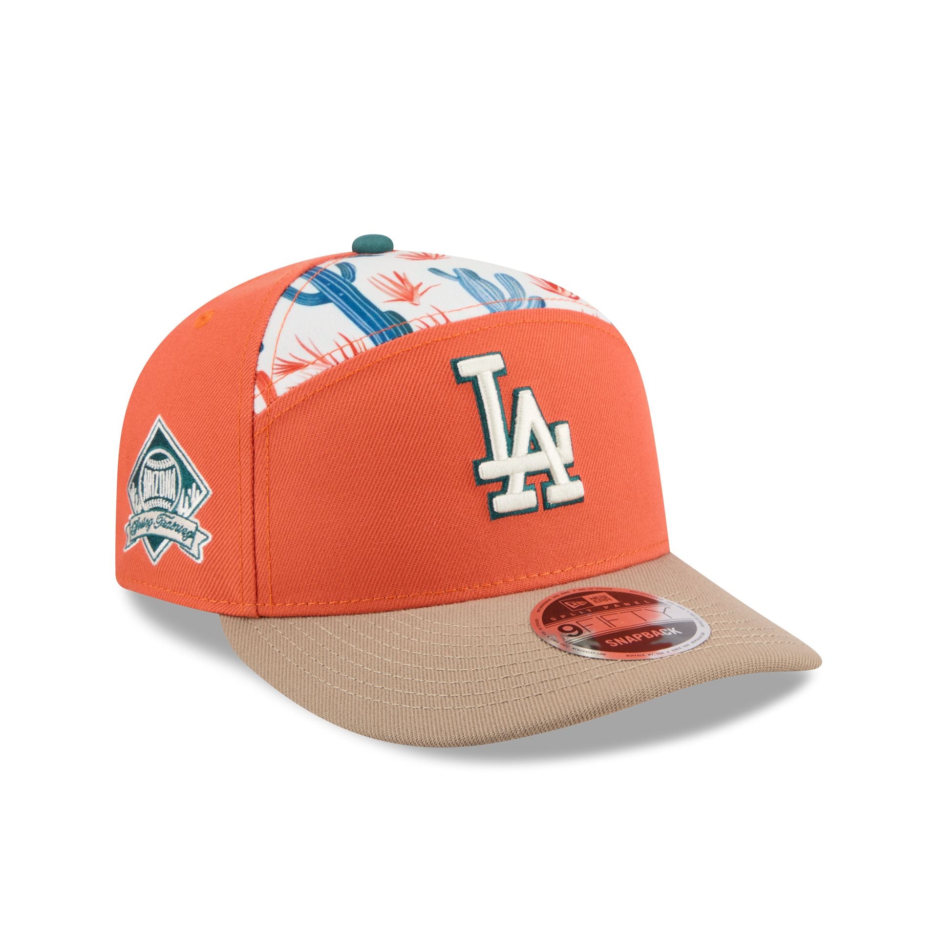 Los Angeles Dodgers 2026 Spring Training Cactus League Split Panel 9FIFTY Snapback Hat