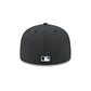 Atlanta Braves 2026 Clubhouse Black & White 59FIFTY Fitted Hat