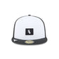 Chicago White Sox 2026 Clubhouse Black & White 59FIFTY Fitted Hat