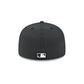 Athletics 2026 Clubhouse Black & White 59FIFTY Fitted Hat