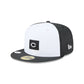 Cincinnati Reds 2026 Clubhouse Black & White 59FIFTY Fitted Hat