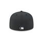 Minnesota Twins 2026 Clubhouse Black & White 59FIFTY Fitted Hat