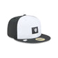 Milwaukee Brewers 2026 Clubhouse Black & White 59FIFTY Fitted Hat