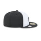 Los Angeles Dodgers 2026 Clubhouse Black & White 59FIFTY Fitted Hat