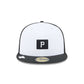Pittsburgh Pirates 2026 Clubhouse Black & White 59FIFTY Fitted Hat