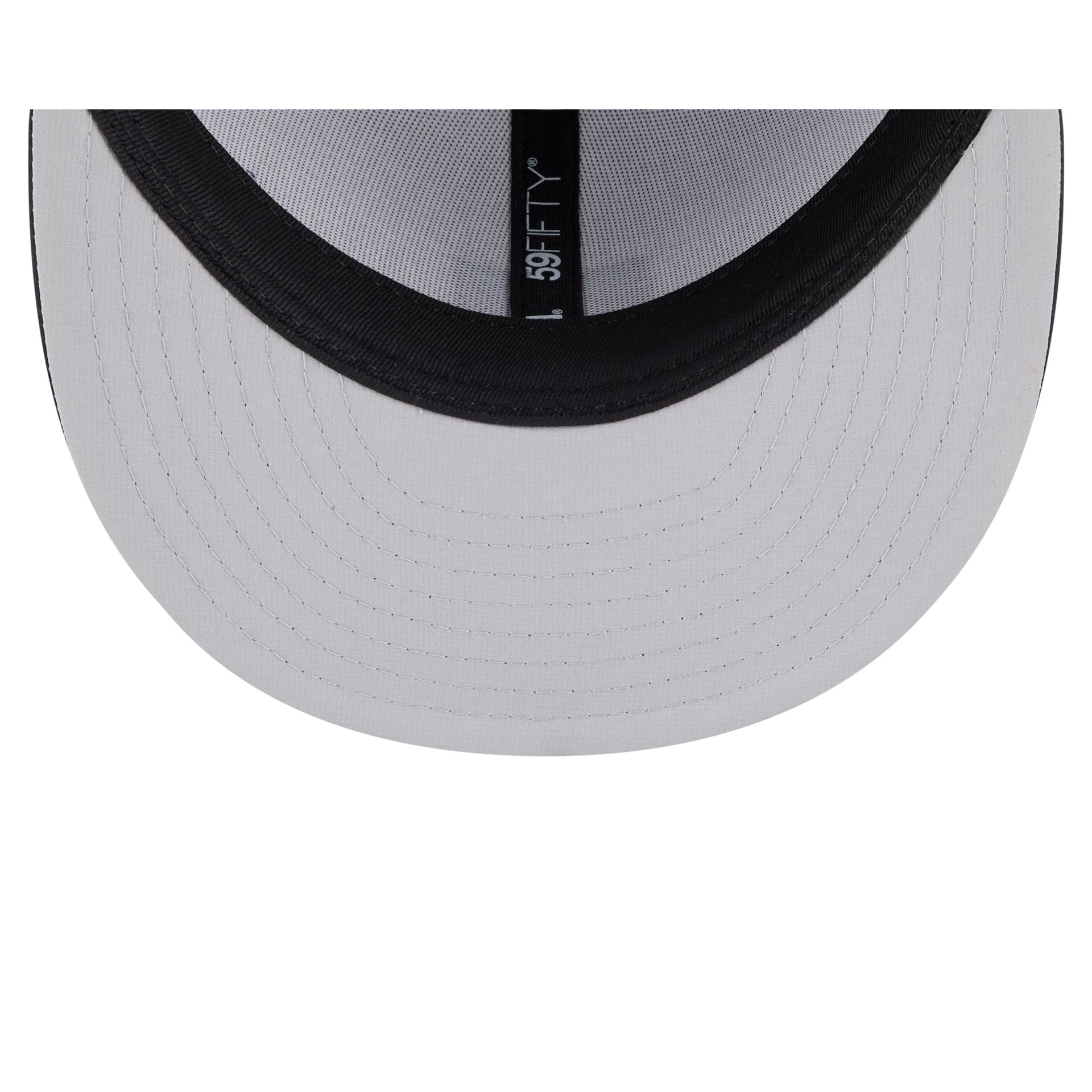Houston Astros 2026 Clubhouse Black & White 59FIFTY Fitted Hat