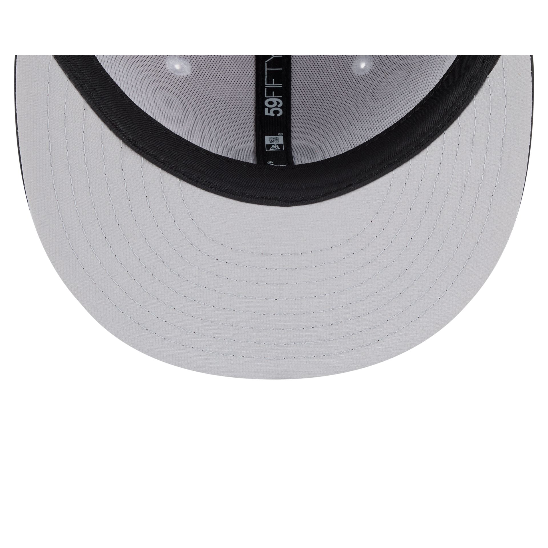 New York Mets 2026 Clubhouse Black & White 59FIFTY Fitted Hat