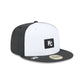 Kansas City Royals 2026 Clubhouse Black & White 59FIFTY Fitted Hat