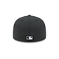 Washington Nationals 2026 Clubhouse Black & White 59FIFTY Fitted Hat