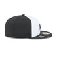 Washington Nationals 2026 Clubhouse Black & White 59FIFTY Fitted Hat