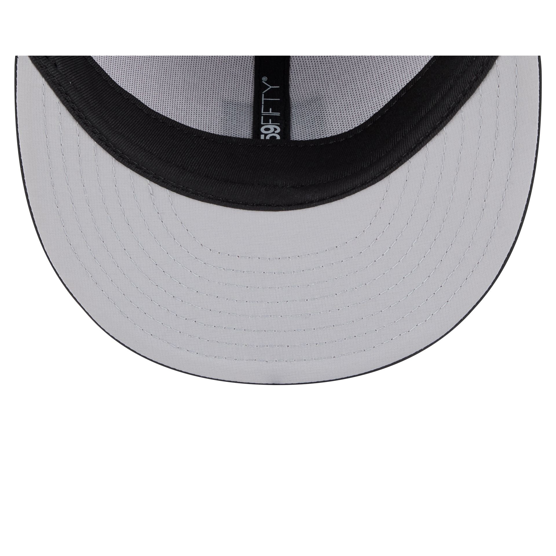 Washington Nationals 2026 Clubhouse Black & White 59FIFTY Fitted Hat