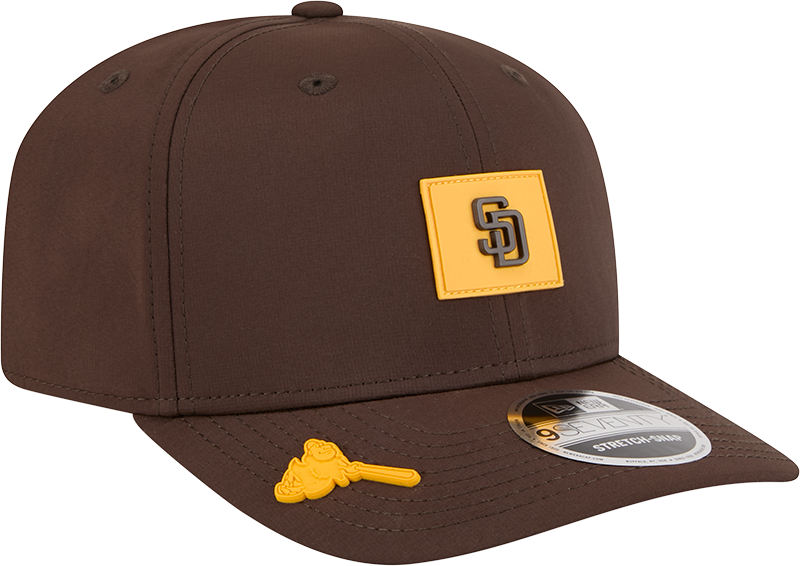 Casquette New Era 59Fifty San Diego Padres – Petco Park, Bord Kaki/camel/noyer