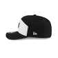 Atlanta Braves 2026 Clubhouse Black & White Split Panel 9SEVENTY Stretch-Snap Hat